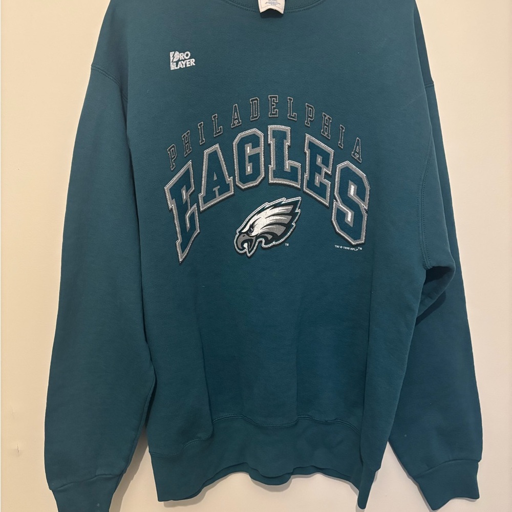 Vintage 1996 Philadelphia Eagles Crewneck Sweatshirt XL- Pro Player